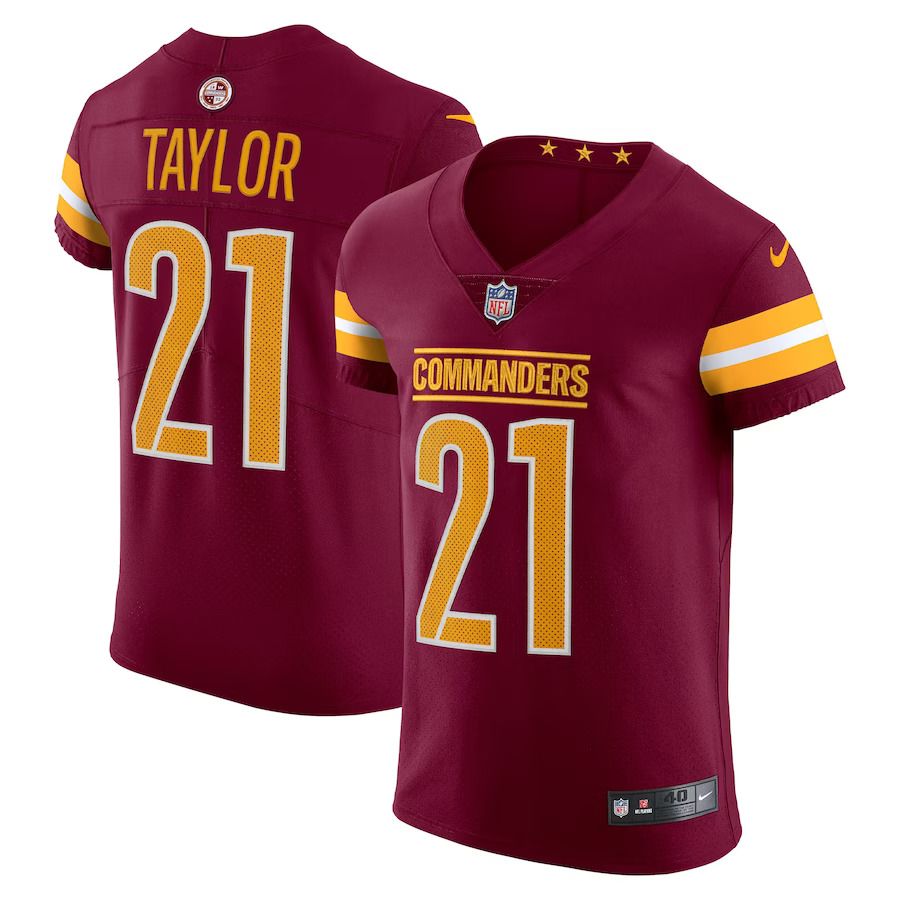 Men Washington Commanders #21 Sean Taylor Nike Burgundy Vapor Elite Retired Player NFL Jersey->washington commanders->NFL Jersey